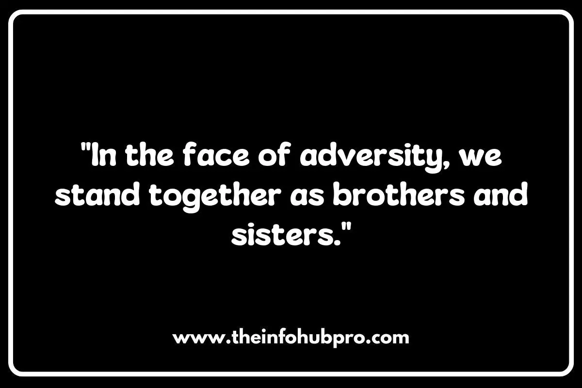 Unity and Brotherhood: Military Quotes on Camaraderie Unity and Brotherhood: Military Quotes on Camaraderie