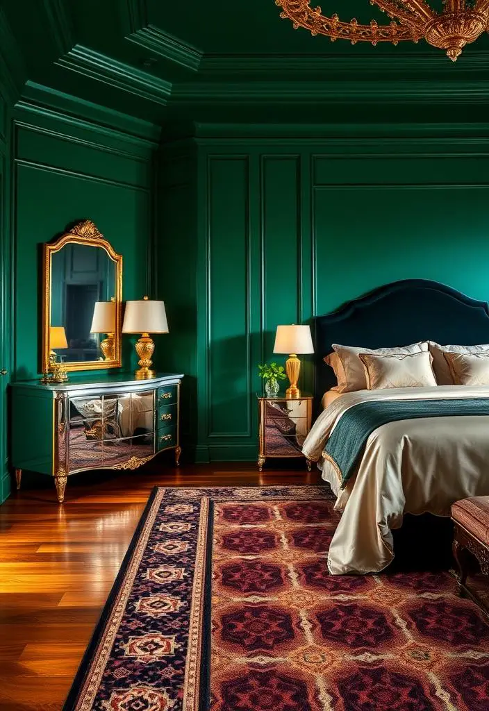 Glamorous Art Deco Bedroom Ideas and Style Guide Glamorous Art Deco Bedroom: Style guide with luxurious furniture, geometric patterns & vintage decor ideas.